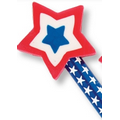 Red, White & Blue Star Write-On Eraser Assortment